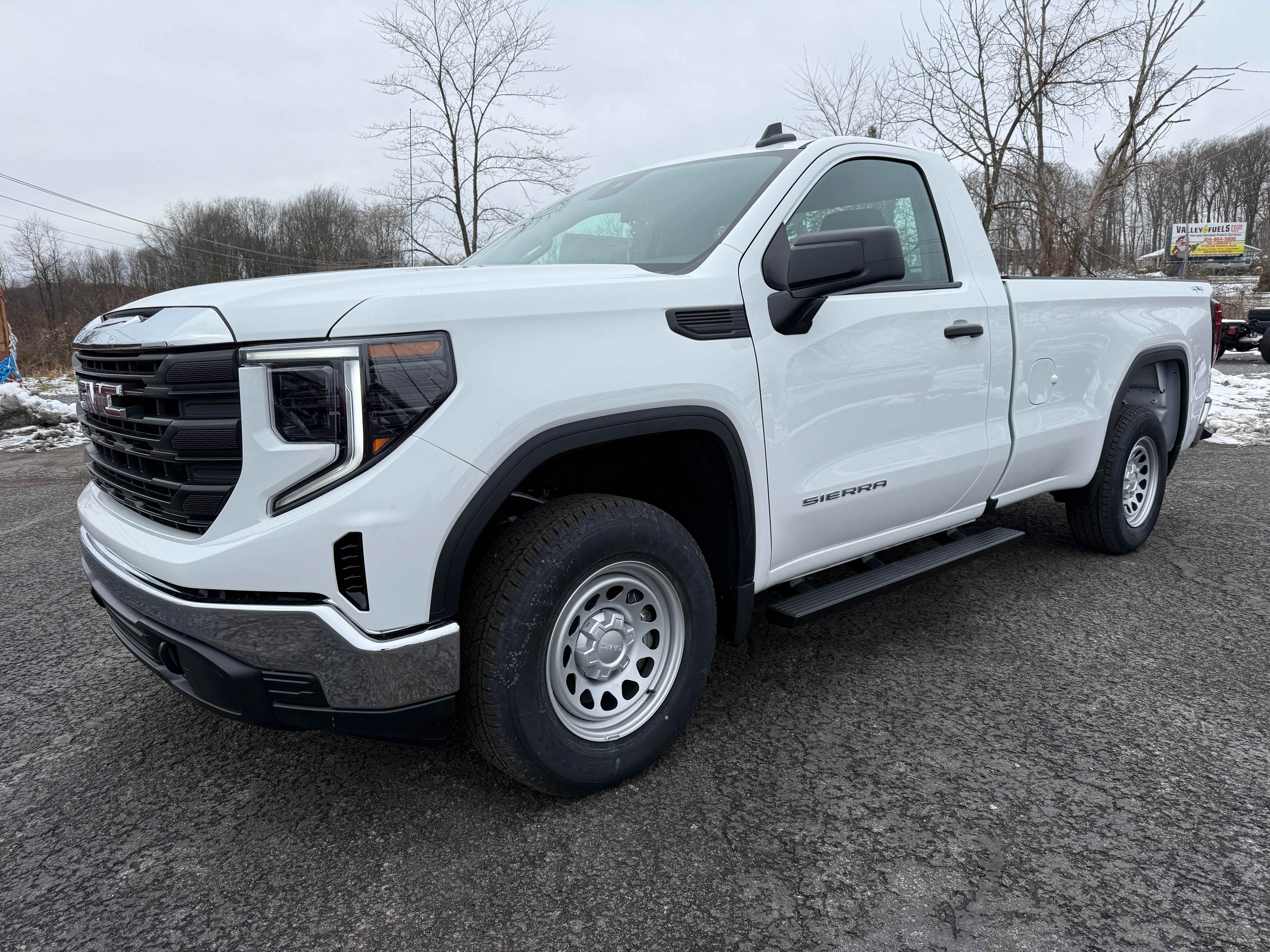 2026 GMC Sierra 1500 Pro in Summit White — front three-quarter view